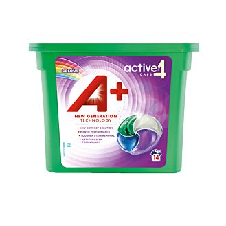  A+ Active4 caps colour vaskekapsler - Forbruk - Hudpleiegrossisten