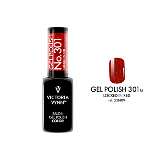 GEL POLISH 301 Locked in Red Hybrid nail polish 8ml - Victoria Vynn - Hudpleiegrossisten