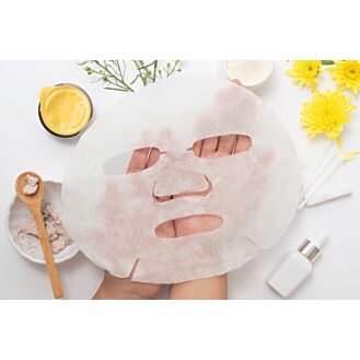 Sheet mask uten produkt (100 stk)  - Hudpleiegrossisten