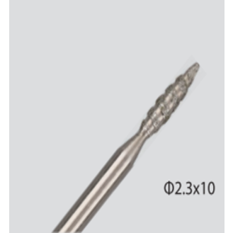 Drillbit diamant spiral ø2,3x10