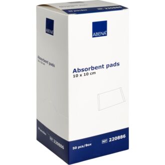 Absorberende bandasje 10x10cm 50pk