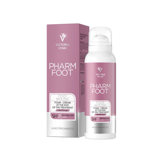 PHARM FOOT FOOT MOUSSE FINISHING CREAM FOAM 5% UREA 125ML - Victoria Vynn