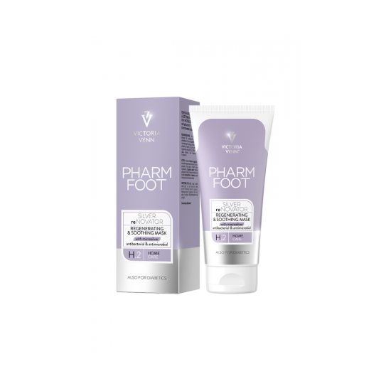 PHARM FOOT SILVER RENOVATOR – REGENERATING & SOOTHING MASK WITH MICROSILVER 75ML - Victoria Vynn