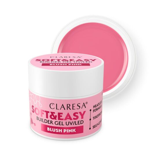 CLARESA BUILDER GEL SOFT&EASY BUILDER GEL BLUSH PINK 45G