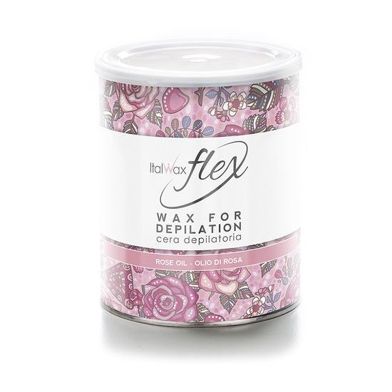 ItalWax Flex Rose pot voks 800 ml - ItalWax - Hudpleiegrossisten