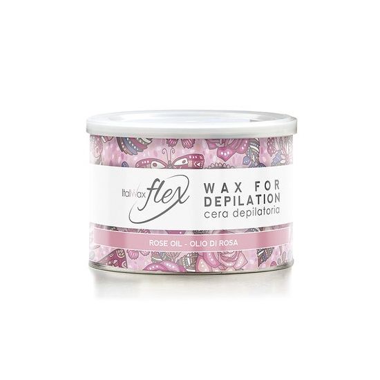 ItalWax Flex Rose pot voks 400 ml - ItalWax - Hudpleiegrossisten