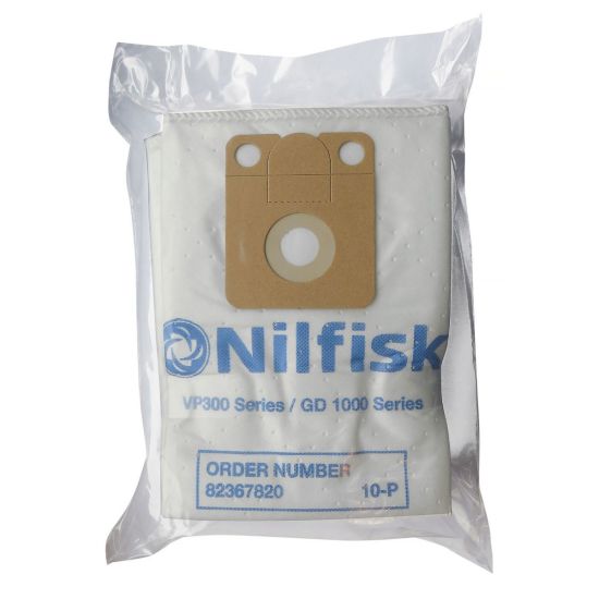 Nilfisk Støvsugerpose Syntetisk 10L x 10 stk 