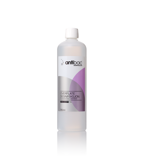 Antibac Overflatedesinfeksjon flytende 75% - 750 ml - Desinfiseringsmiddel - Hudpleiegrossisten
