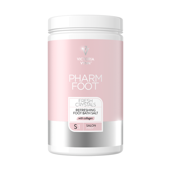 PHARM FOOT FRESH CRYSTALS 1250 g - REFRESHING SALT for foot bath - Victoria Vynn