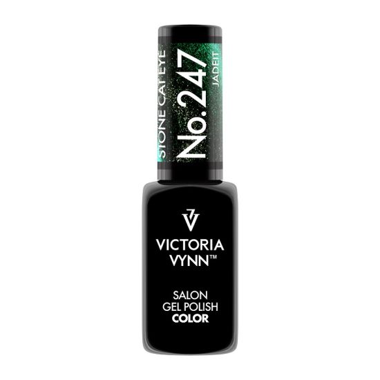 Gel Polish Color No. 247 Stone Cat Eye Jadeit 8ml - Victoria Vynn