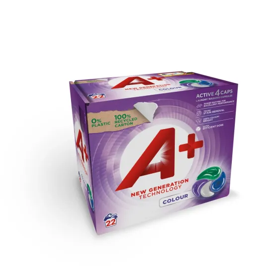 A+ Active 4 caps colour vaskekapsler 22 stk