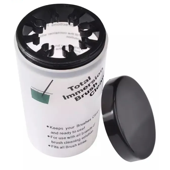 Brush cleaner bottle