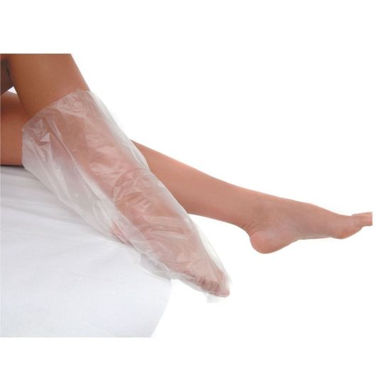 BEAUTENE feet protection, high density polyethylene bag for paraffin treatments, 100 pieces pack