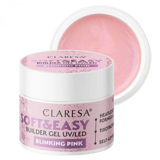  Claresa Build gel Soft and easy Blinking pink