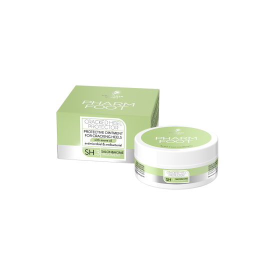 PHARM FOOT CRACKED HEEL PROTECTOR PROTECTIVE OINTMENT FOR CRACKED HEELS WITH OZONATED OIL 75ML - Pedikyr