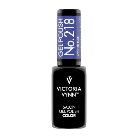 GEL POLISH COLOR NO. 218 SAPHIRE BLUE - Victoria Vynn - Hudpleiegrossisten