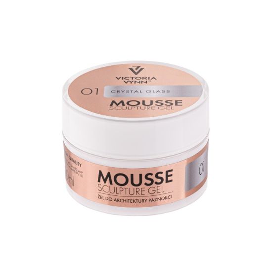 01 Mousse Sculpture Gel 50 ml  Crystal Glass - Victoria Vynn - Hudpleiegrossisten