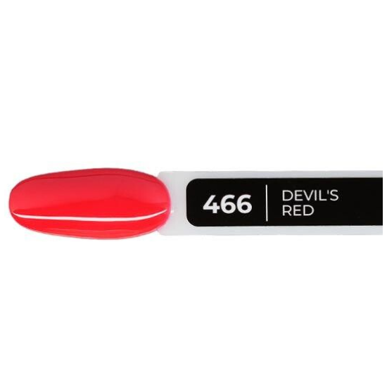 GEL POLISH 466 Devil`s Red, 8ml