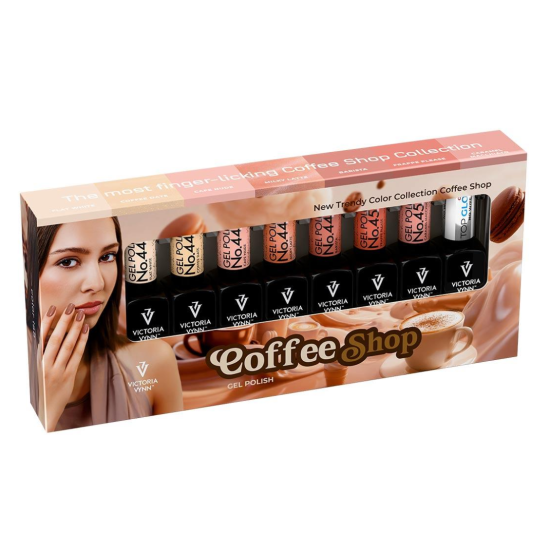 8 PACK COFFEE SHOP 445-451 + Top Oh! My Gloss