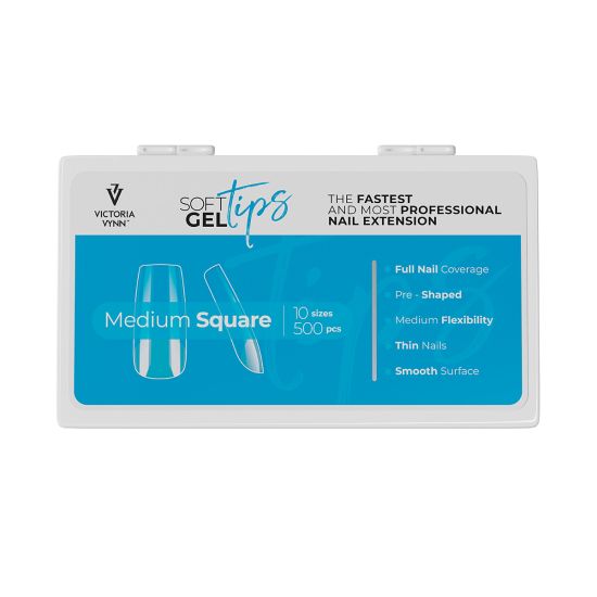 Soft Gel Tips Medium Square