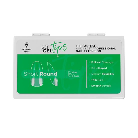 Soft Gel Tips Short round