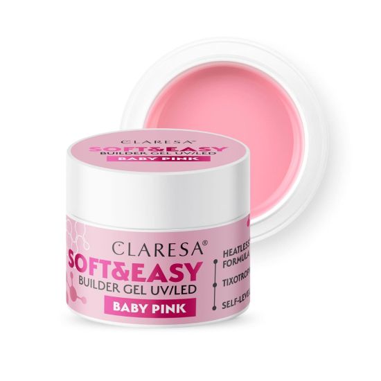 CLARESA BUILDER GEL SOFT&EASY BUILDER GEL BABY PINK 45G