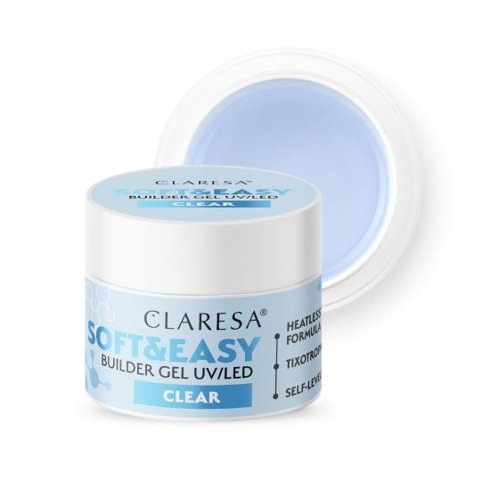 CLARESA BUILDER GEL SOFT&EASY BUILDER GEL CLEAR 12G