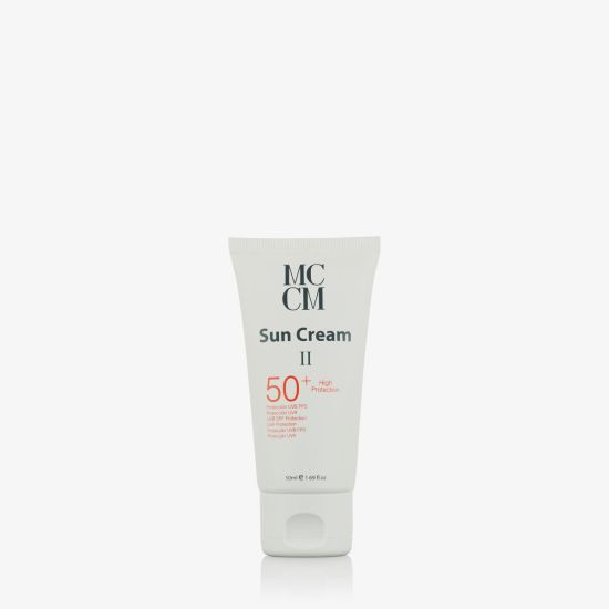 MCCM Sun Cream II 50+  lys farge (Solkrem) MCCM Medical Cosmetics - SPF - Hudpleiegrossisten
