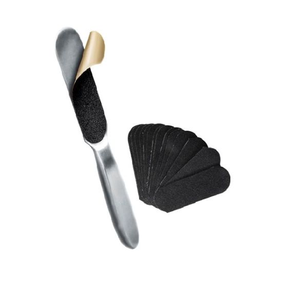 Fotfil Rustfritt Stål m/ Refill Liten