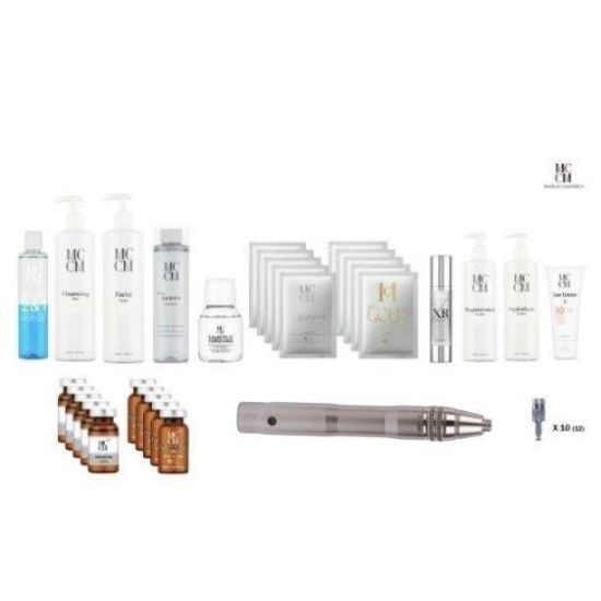 Microneedling startpakke - Stor sølvpenn
