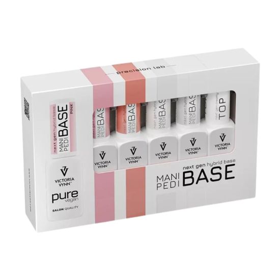 Mani Pedi Base + Pure Creamy Hybrid Top