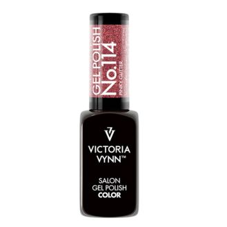 Gel Polish - 114 Pinky Glitter 8ml