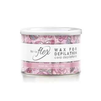 ItalWax Flex Rose pot voks 400 ml - ItalWax - Hudpleiegrossisten