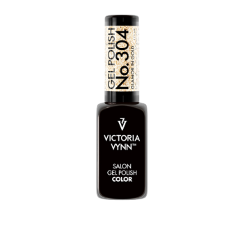 Gel Polish - 304 Glamor in Gold Hybrid 8ml