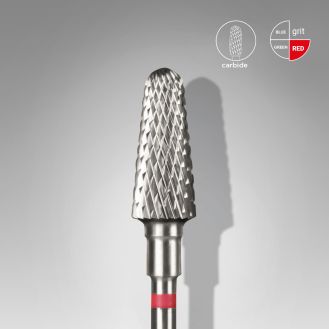 Staleks Neglebor Karbid "frustum" Rød 6 mm/14