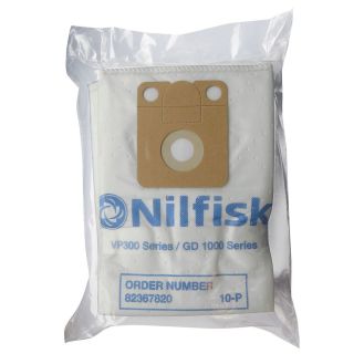 Nilfisk Støvsugerpose Syntetisk 10L x 10 stk 