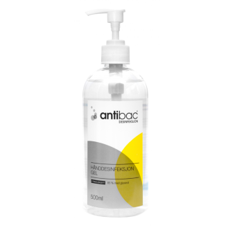 Antibac Hånddesinfeksjon 85% gel 500 ml - Antibac - Hudpleiegrossisten