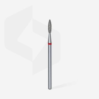 Staleks Neglebor Diamant "flame" Rød 2,1 mm/8 mm
