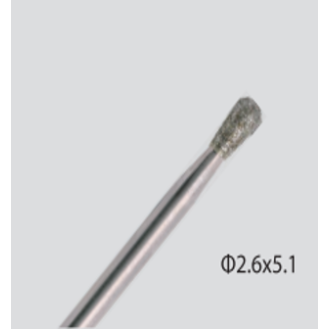 Drillbit diamant 2,6 x 5,1 - Bor/Fresere - Hudpleiegrossisten