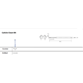 Cuticle clean bit Medium - Bor/Fresere - Hudpleiegrossisten