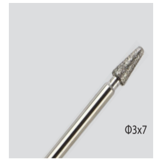 Drillbit diamant ø3x7 (rund tupp) - Bor/Fresere - Hudpleiegrossisten