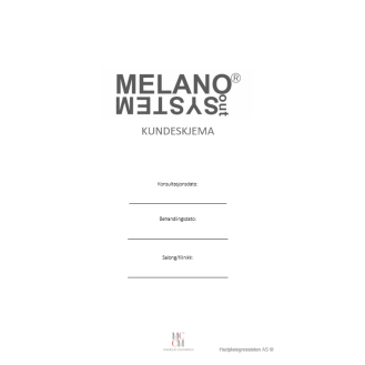 Melanoout kundeskjema - Plakater - Hudpleiegrossisten
