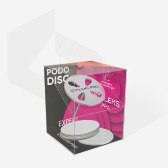 Staleks Pododisc holder L + 5 filer 180 grit Kort
