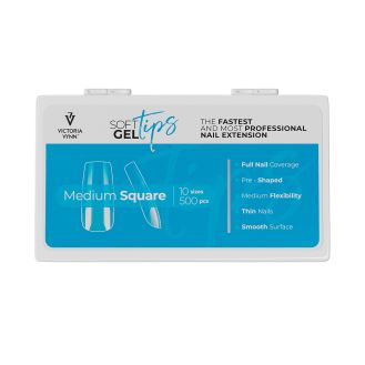 Soft Gel Tips Medium Square