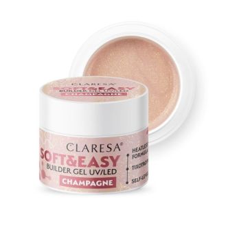 CLARESA BUILDER GEL SOFT&EASY BUILDER GEL PINK CHAMPAGNE 12G