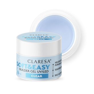 CLARESA BUILDER GEL SOFT&EASY BUILDER GEL CLEAR 90G