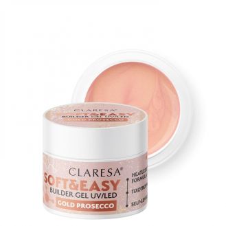 CLARESA BUILDER GEL SOFT&EASY BUILDER GEL GOLD PROSECCO 12G