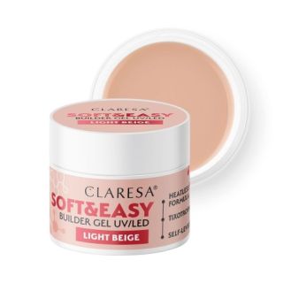 CLARESA BUILDER GEL SOFT&EASY BUILDER GEL LIGHT BEIGE 12g