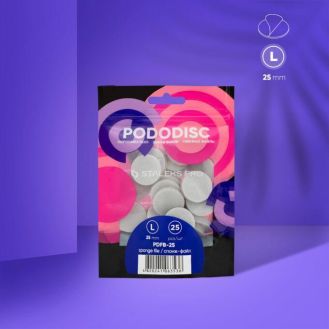 Staleks Pododisc svamp L 25mm (25 pk)